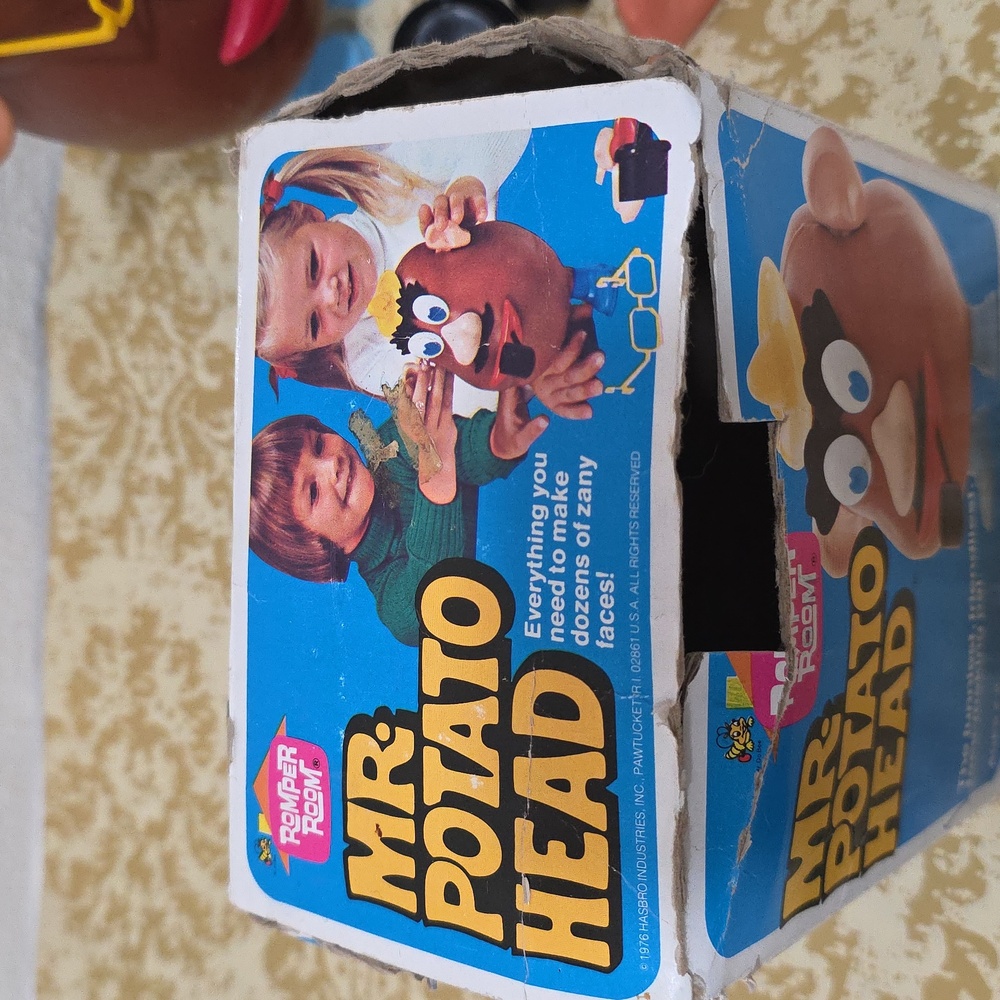 Vintage 1973 HASBRO Romper Room Mr. Potato Head Complete In Original Box - Picture 4 of 7